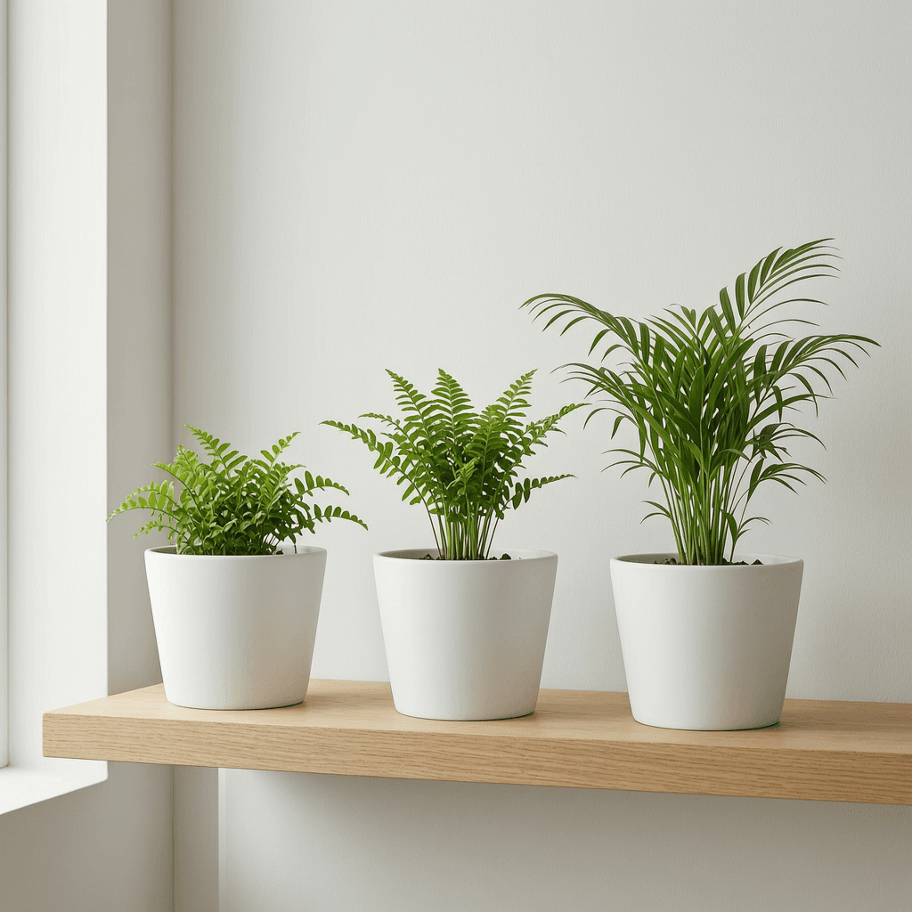 Ascending green plants symbolising pricing tiers